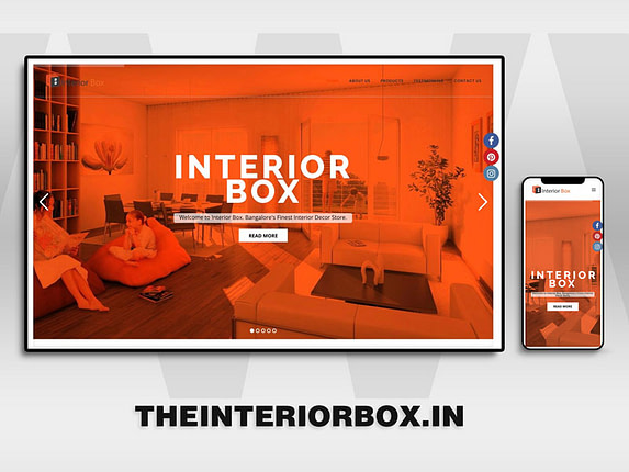 Home Decor Website Design services in Bangalore - 20point7